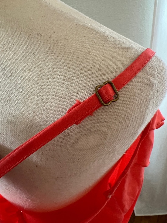 TCEC Coral Ruffled Tie-Hem Button Down Cropped Camisole size M - Picture 5 of 8